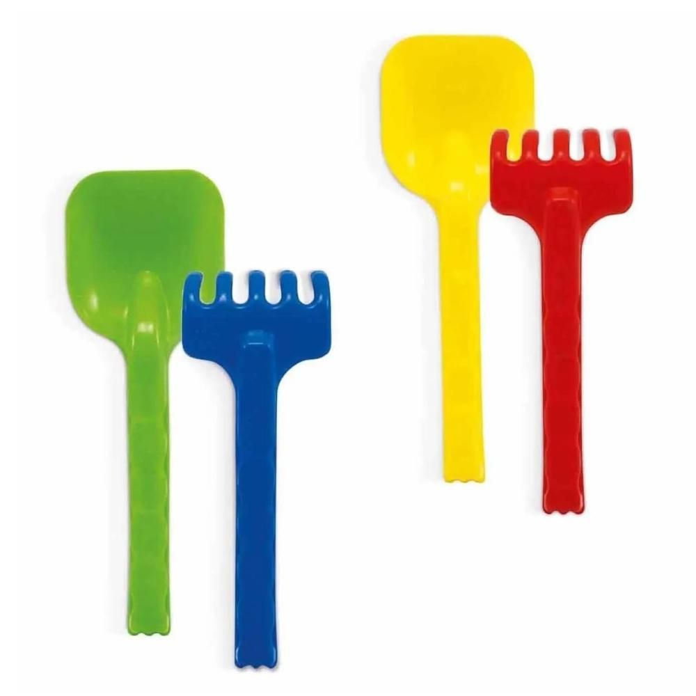 25 cm-es homokozó gereblye és lapát, 2 darabos