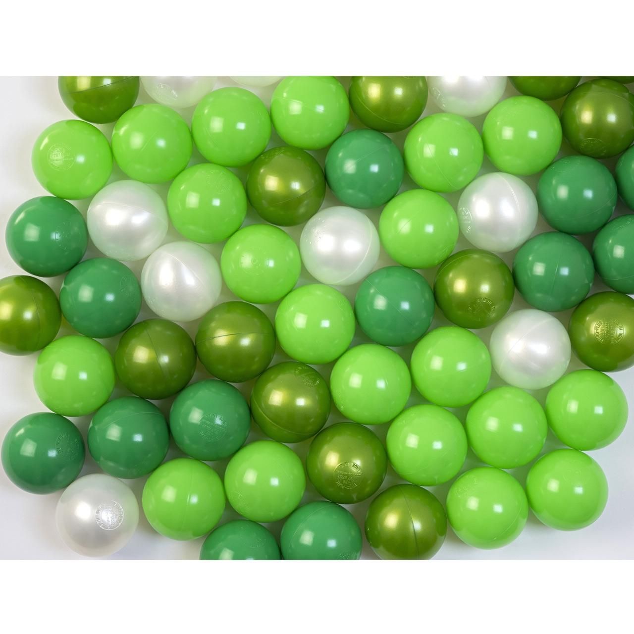 75 mm-es Euro Plus játéklabda 50 db-os kiszerelésben, béka színek