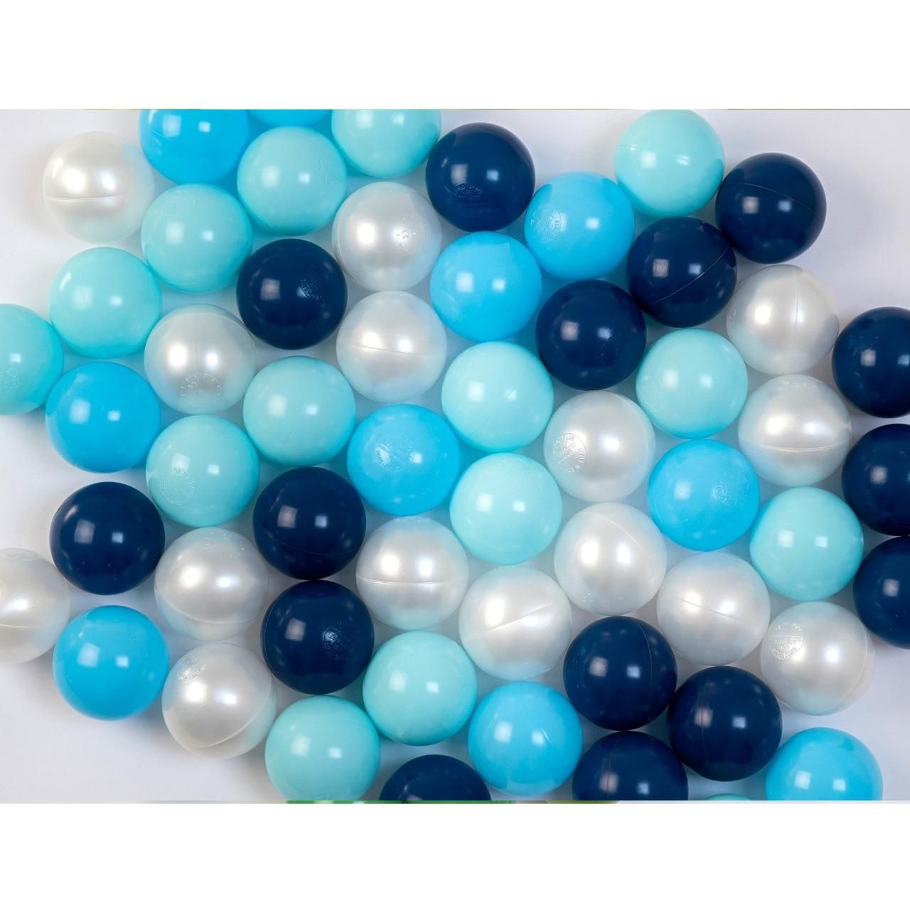 75 mm-es Euro Plus játéklabda 50 db-os kiszerelésben, felhő színek