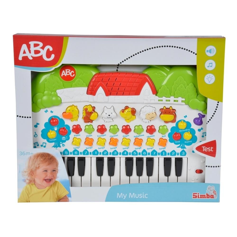 ABC Bébi állatos piano 28x39 cm