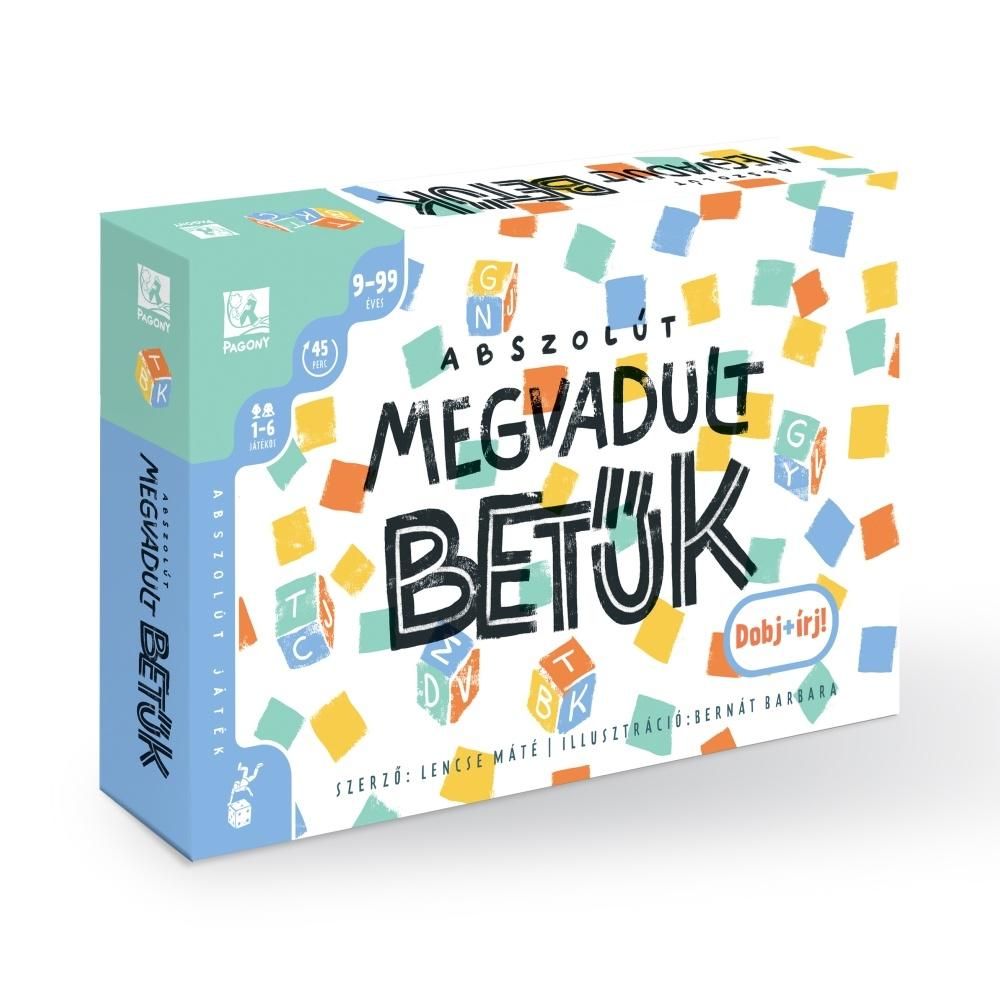 Abszolút megvadult betűk társasjáték