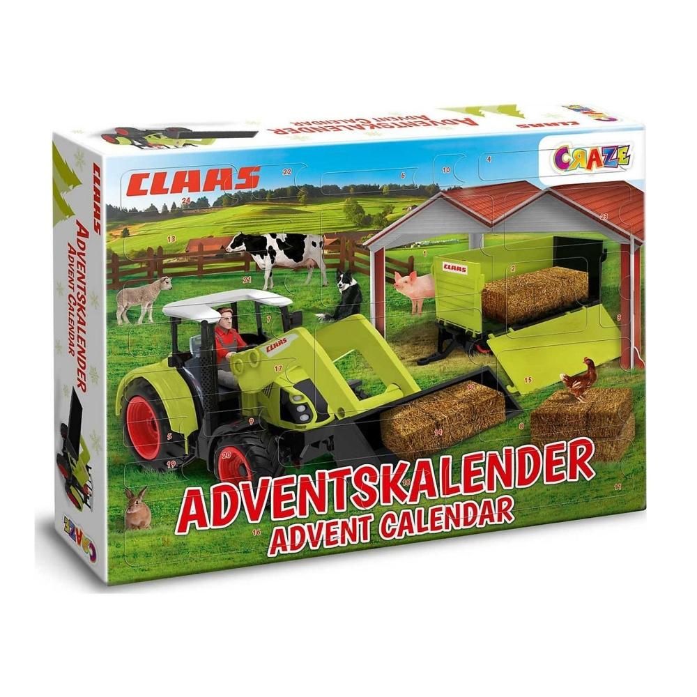 Adventi naptár Claas farm traktorral