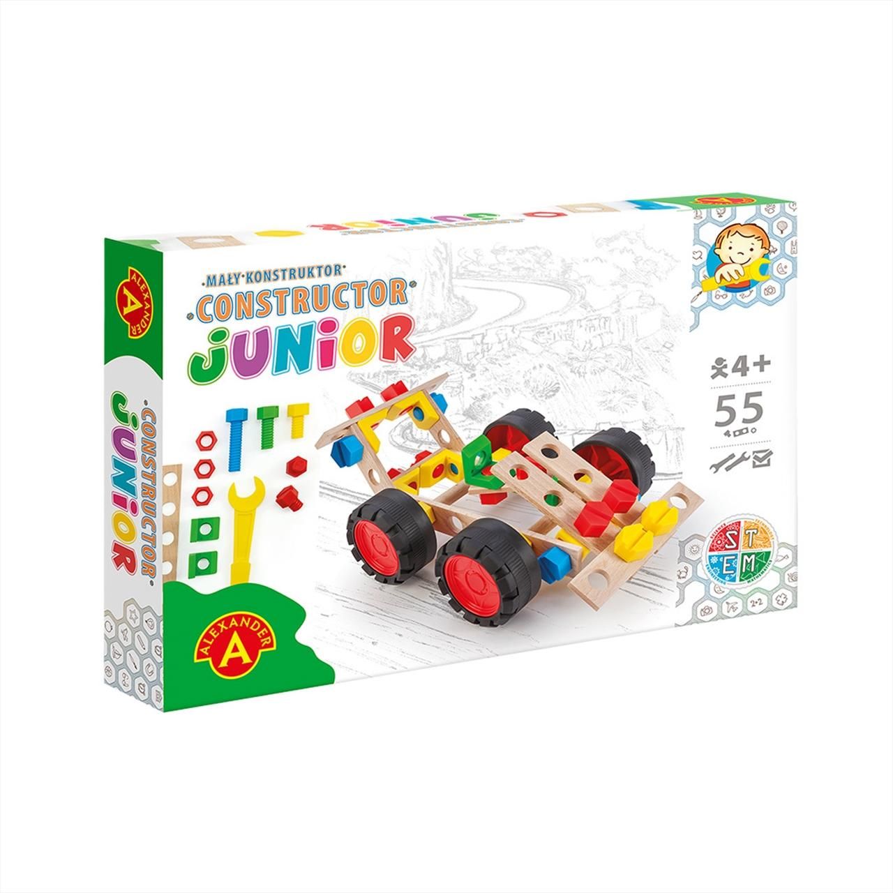 Alexander Toys Constructor Junior - Race Car versenyautó építőjáték