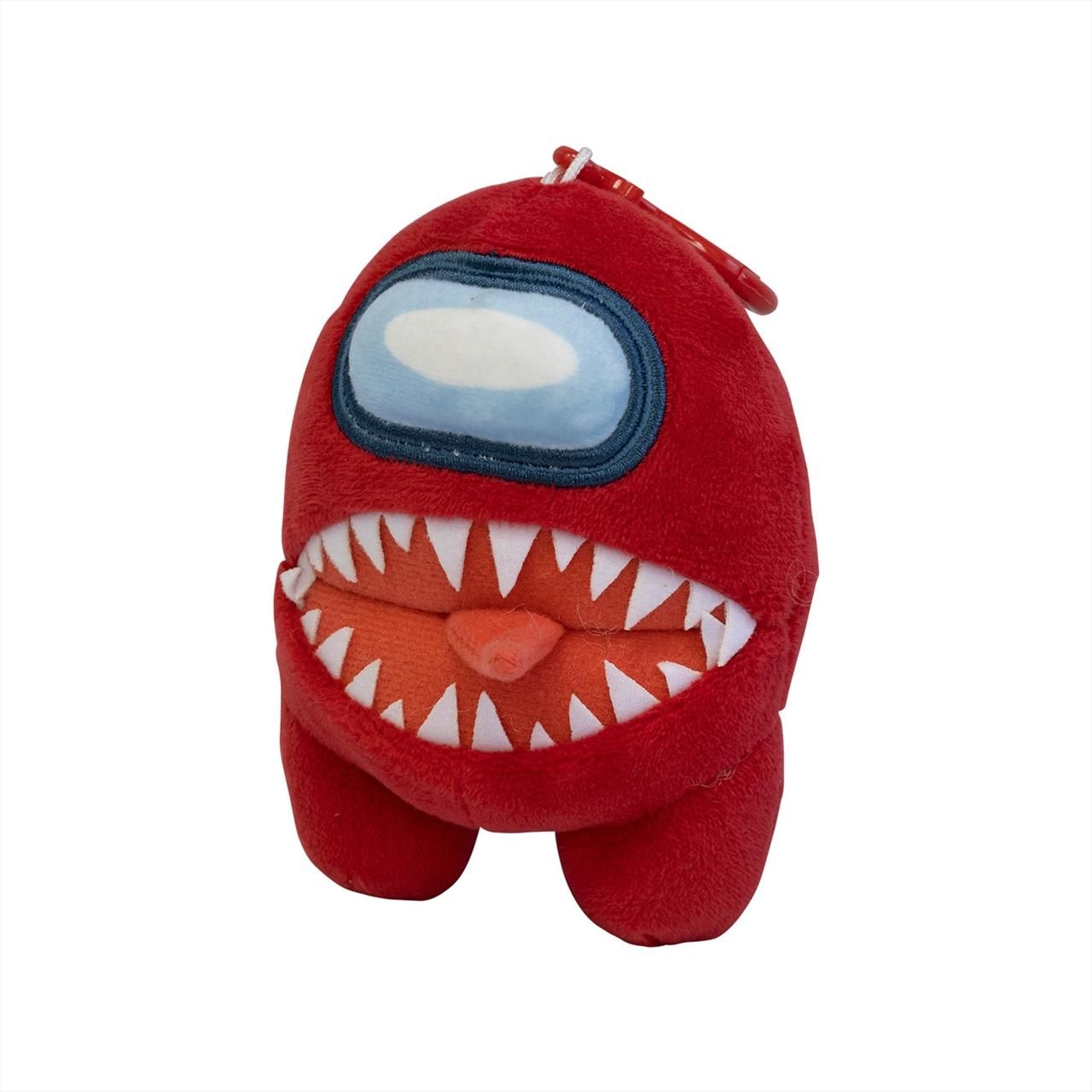 Among Us plüss akasztóval, 13 cm - piros, imposztor