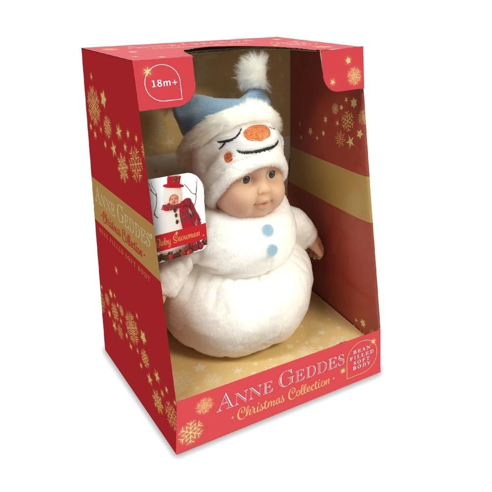 Anne Geddes puha testű baba hóember 23 cm