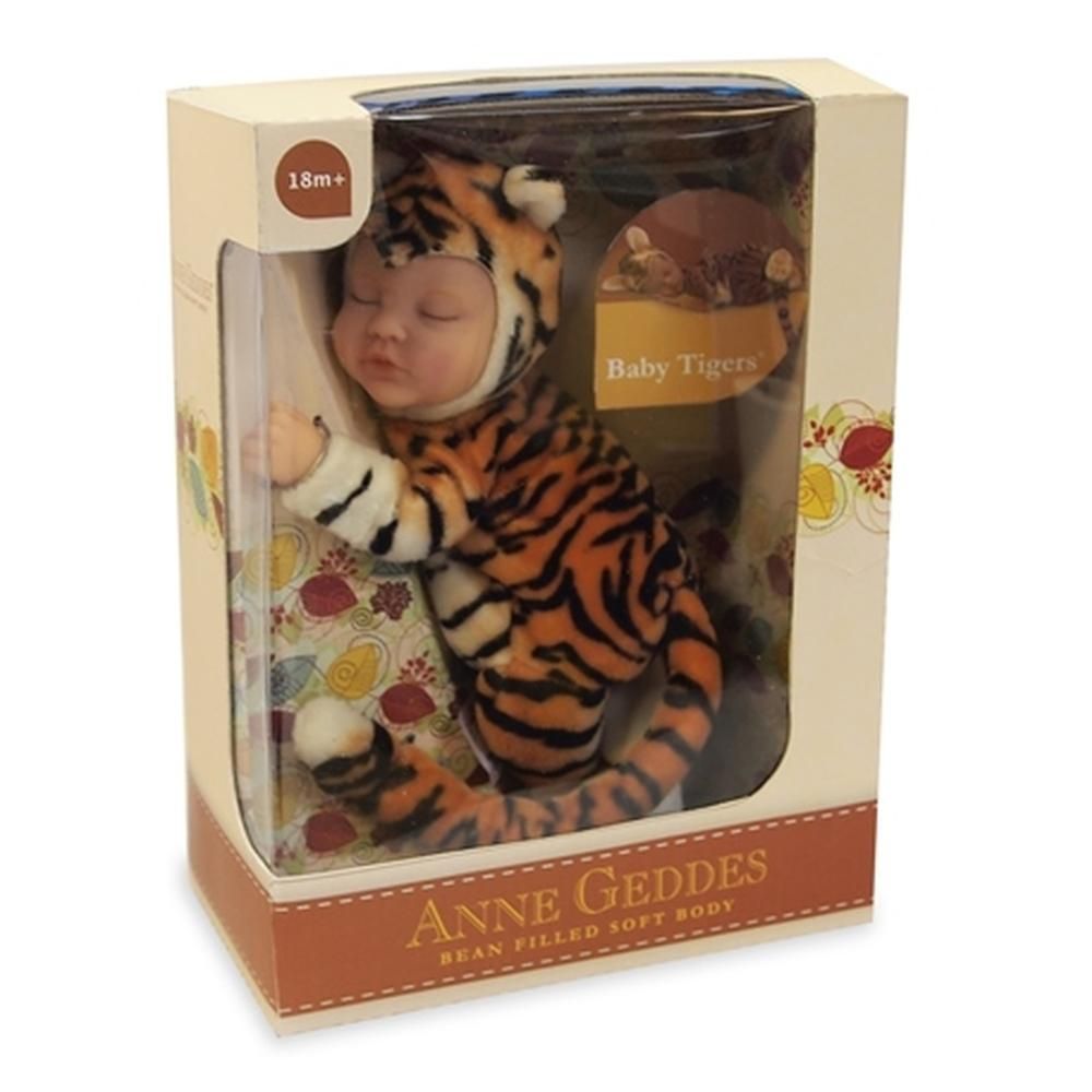 Anne Geddes puha testű baba tigris 23 cm