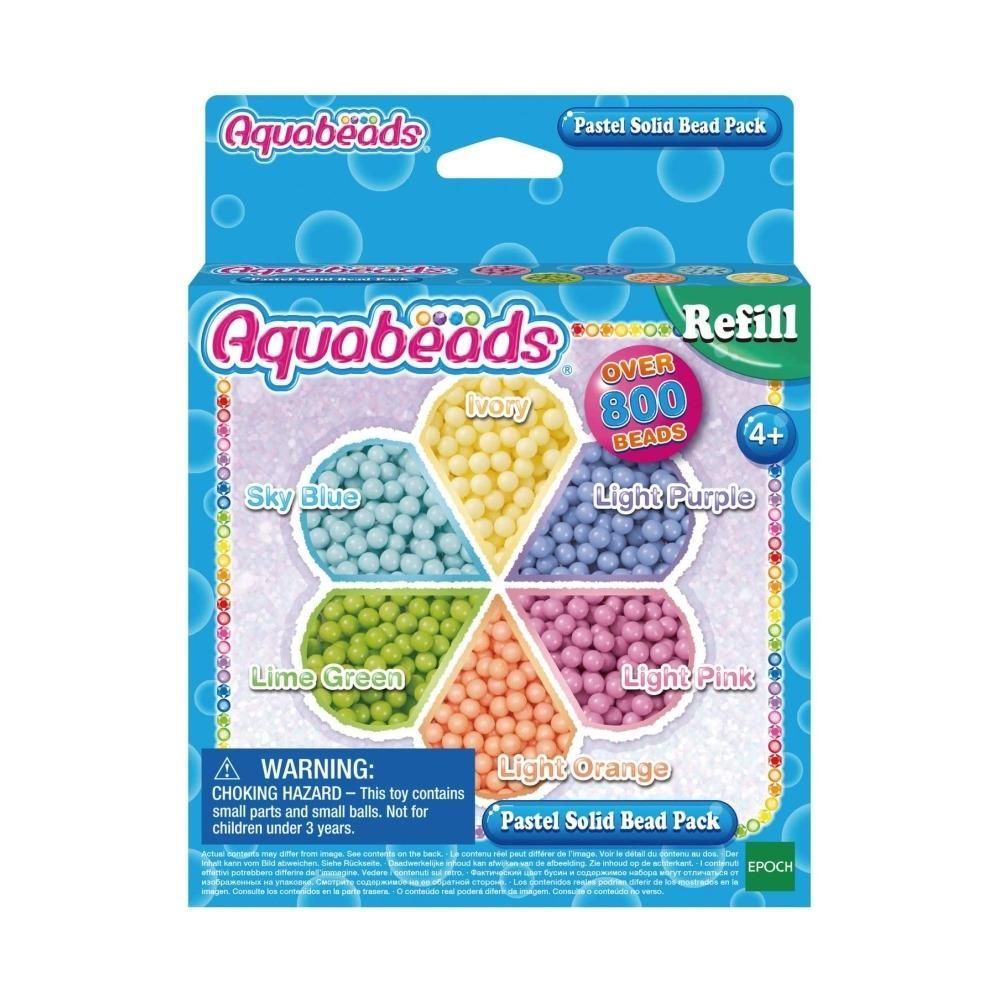 Aquabeads Pasztell gyöngyök utántöltő szett