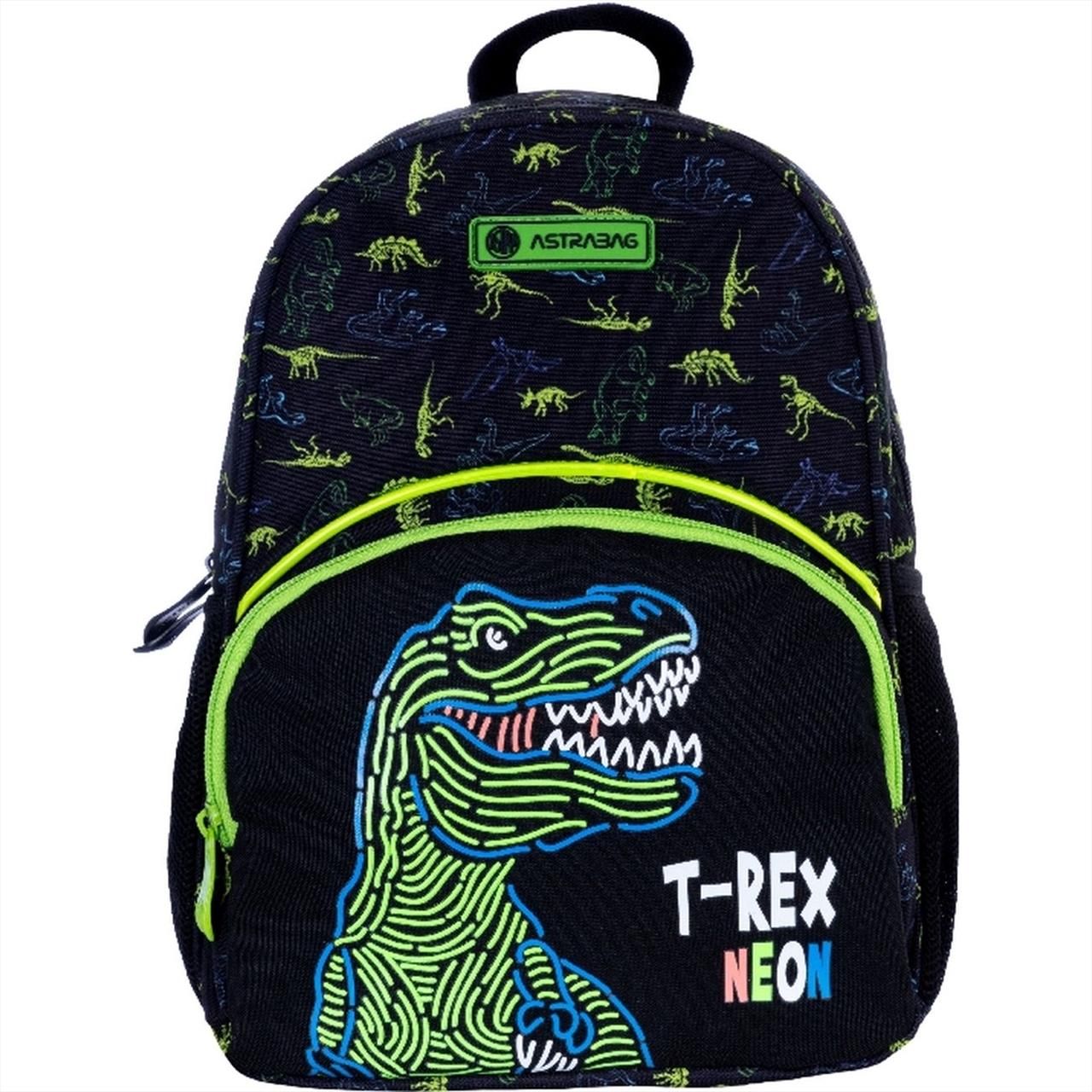 Astrabag gyerek hátizsák - T-Rex Neon