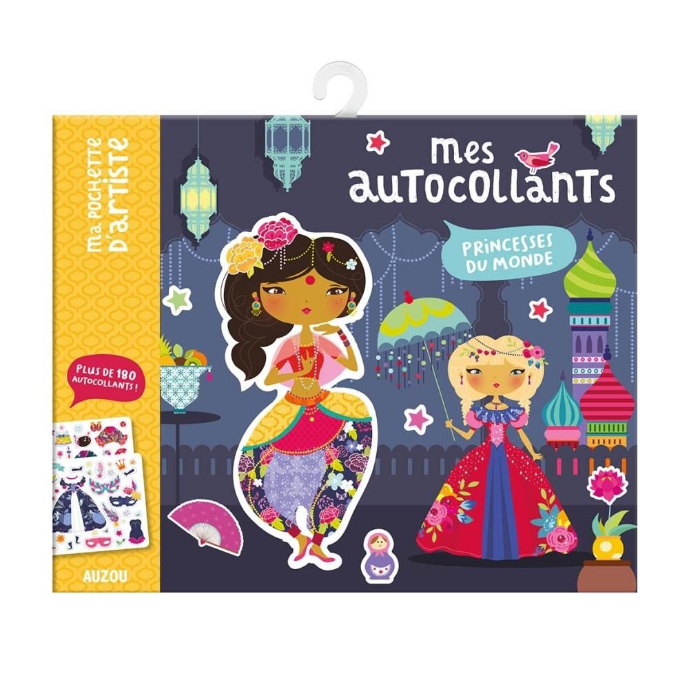 Auzou Újrahasználható matricázó készlet - A világ hercegnői