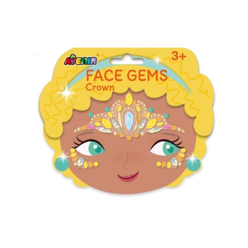 Avenir Arcdíszítő öntapadós kövek - Korona