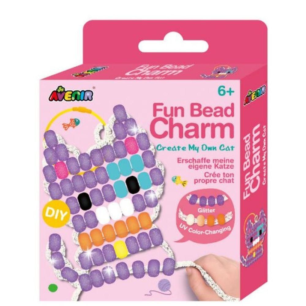 Avenir Gyöngyfigura varró készlet színváltó gyöngyökkel - Cica