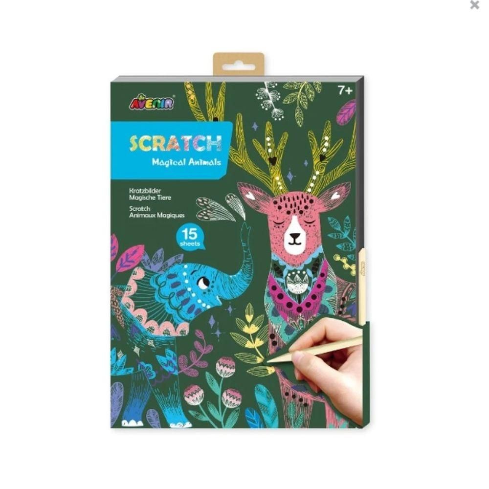 Avenir Karckép könyv, A4 méretű - Varázslatos állatok