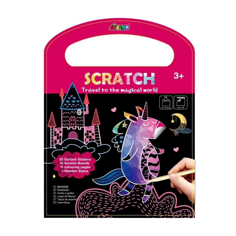 Avenir Karckép könyv matricákkal - varázslatos világ