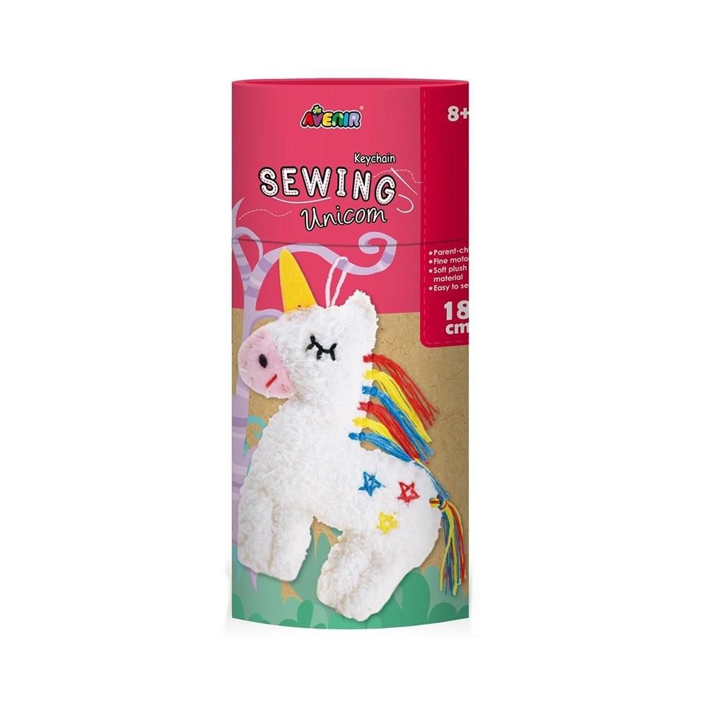 Avenir Varrható plüss kulcstartó - Unikornis