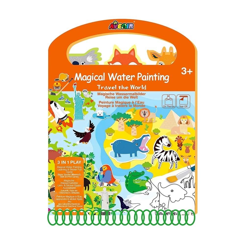 Avenir Vízzel festő könyv fejlesztő feladatokkal