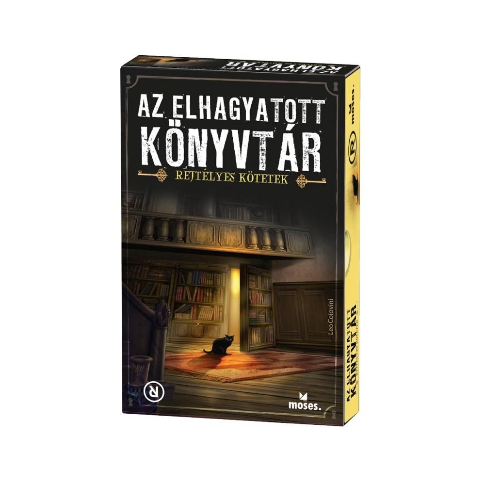 Az elhagyatott könyvtár szabaduló kártyajáték