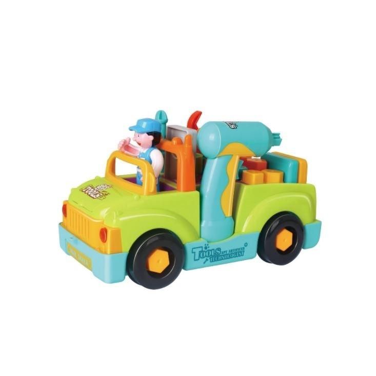 Az első szerszámos autóm készségfejlesztő játék szétszerelhető motorházzal