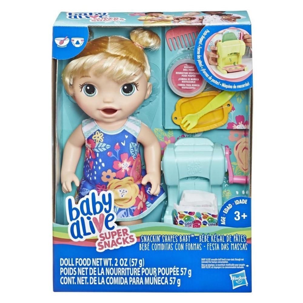 Baby Alive Snackin’ Shapes Baby szőke baba