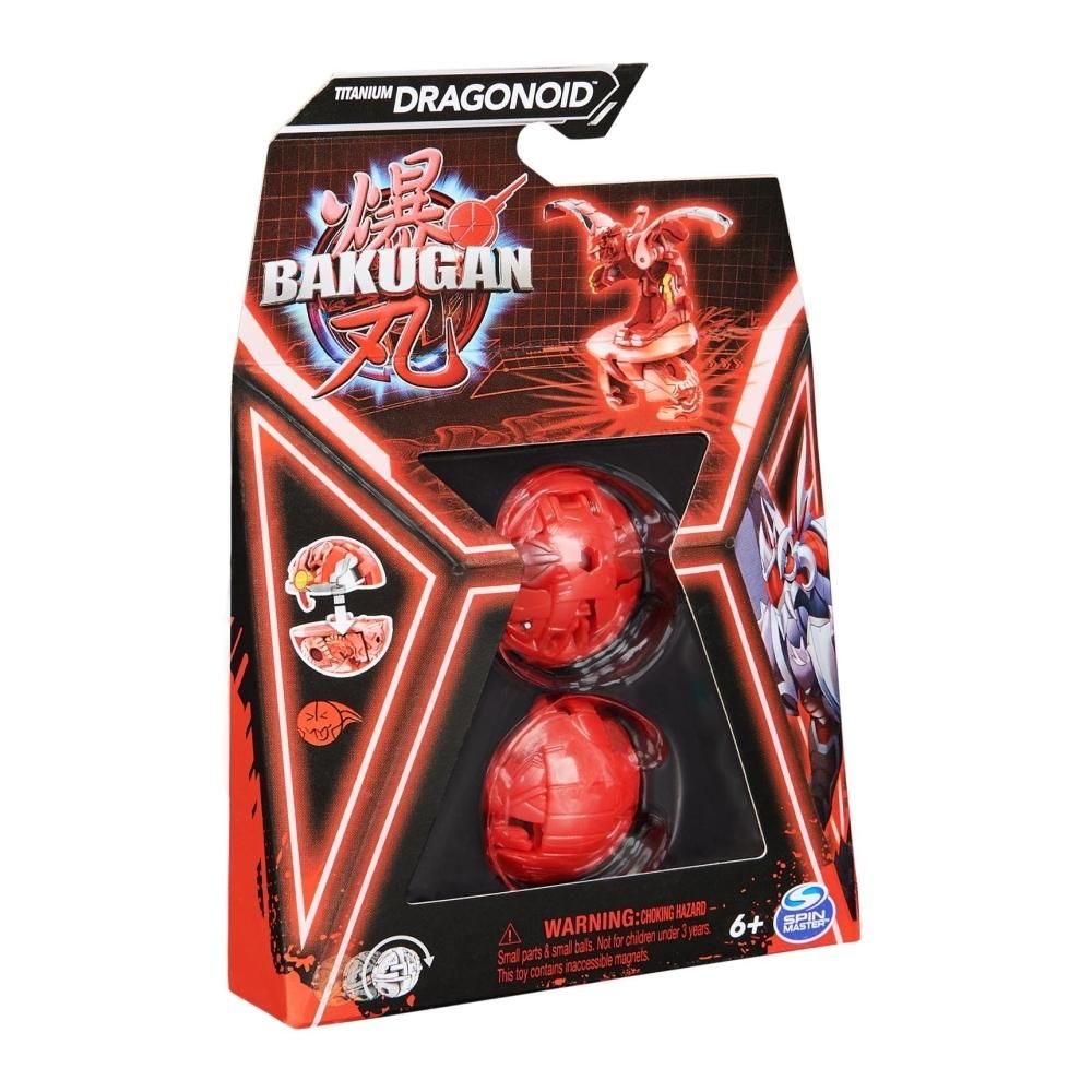 Bakugan 3.0 - Alapcsomag 1 db-os - Titanium Dragonoid Red