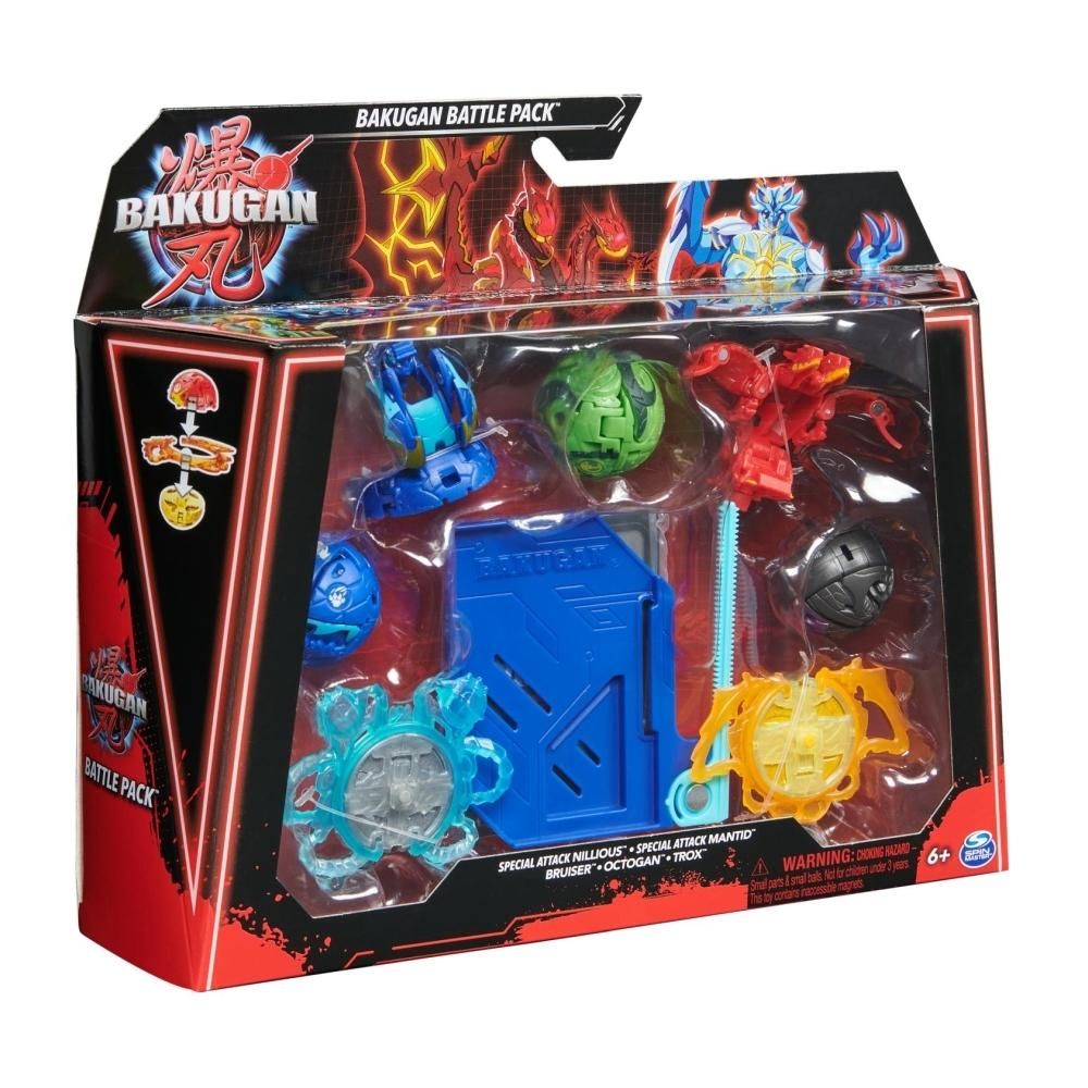 Bakugan 3.0 - Harci csomag 5 db-os - Bruister, Octogan, Trox