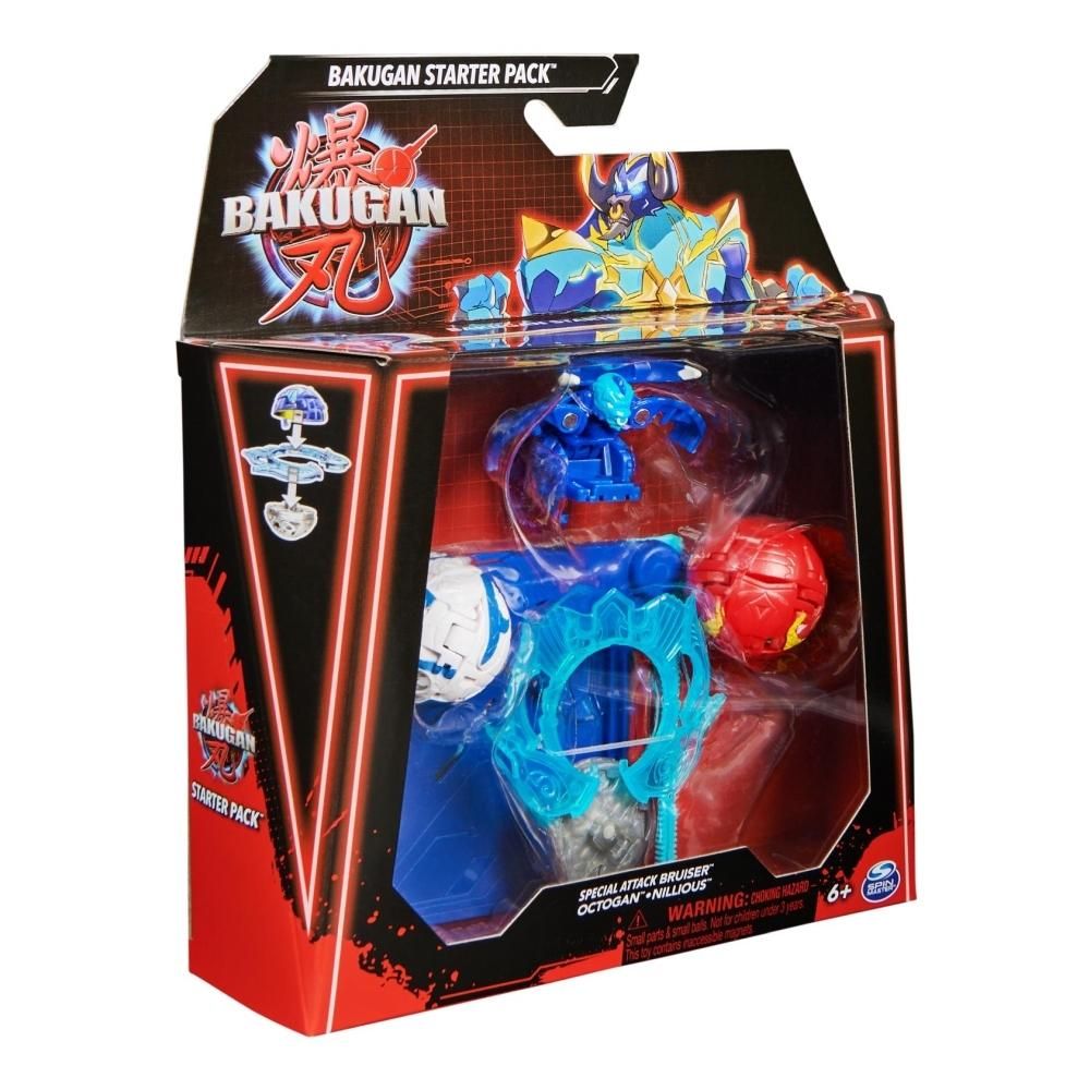 Bakugan 3.0 - Kezdőcsomag 3 db-os - Octoban & Nillious