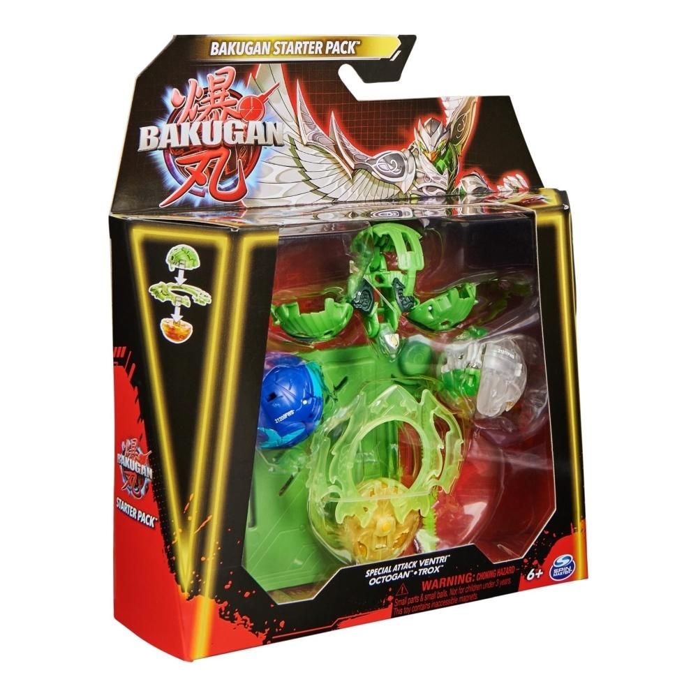 Bakugan 3.0 - Kezdőcsomag 3 db-os - Octogan & Trox