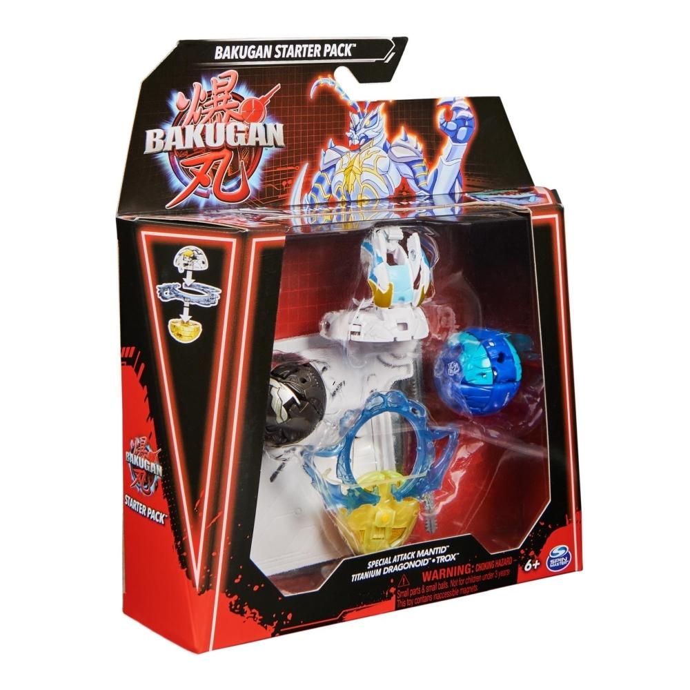 Bakugan 3.0 - Kezdőcsomag 3 db-os - Titanium Dragonid & Trox