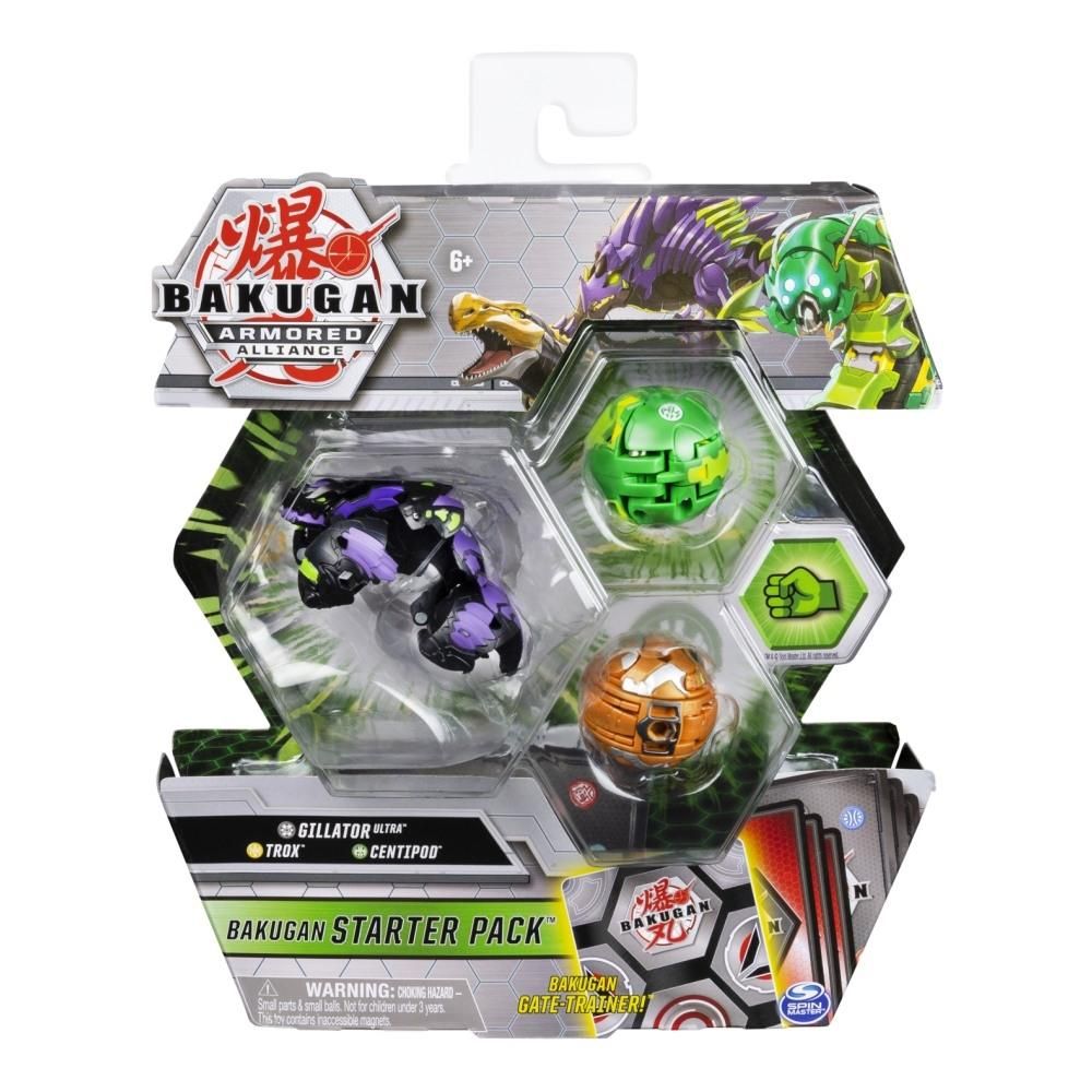 Bakugan S2 - Páncélozott szövetség Kezdőcsomag 3 db-os (többféle)