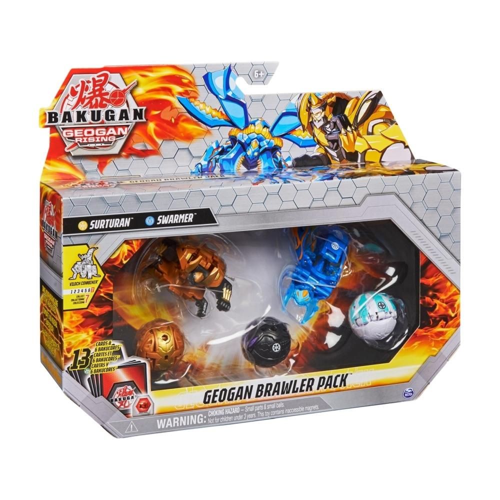 Bakugan S3 - Geogan Rising Csomag 5 db-os - Surturan & Swarmer
