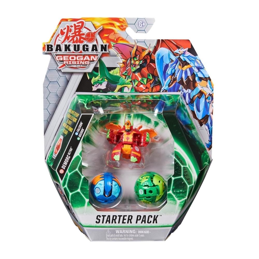 Bakugan S3 - Geogan Rising Kezdőcsomag 3 db-os - Demorc