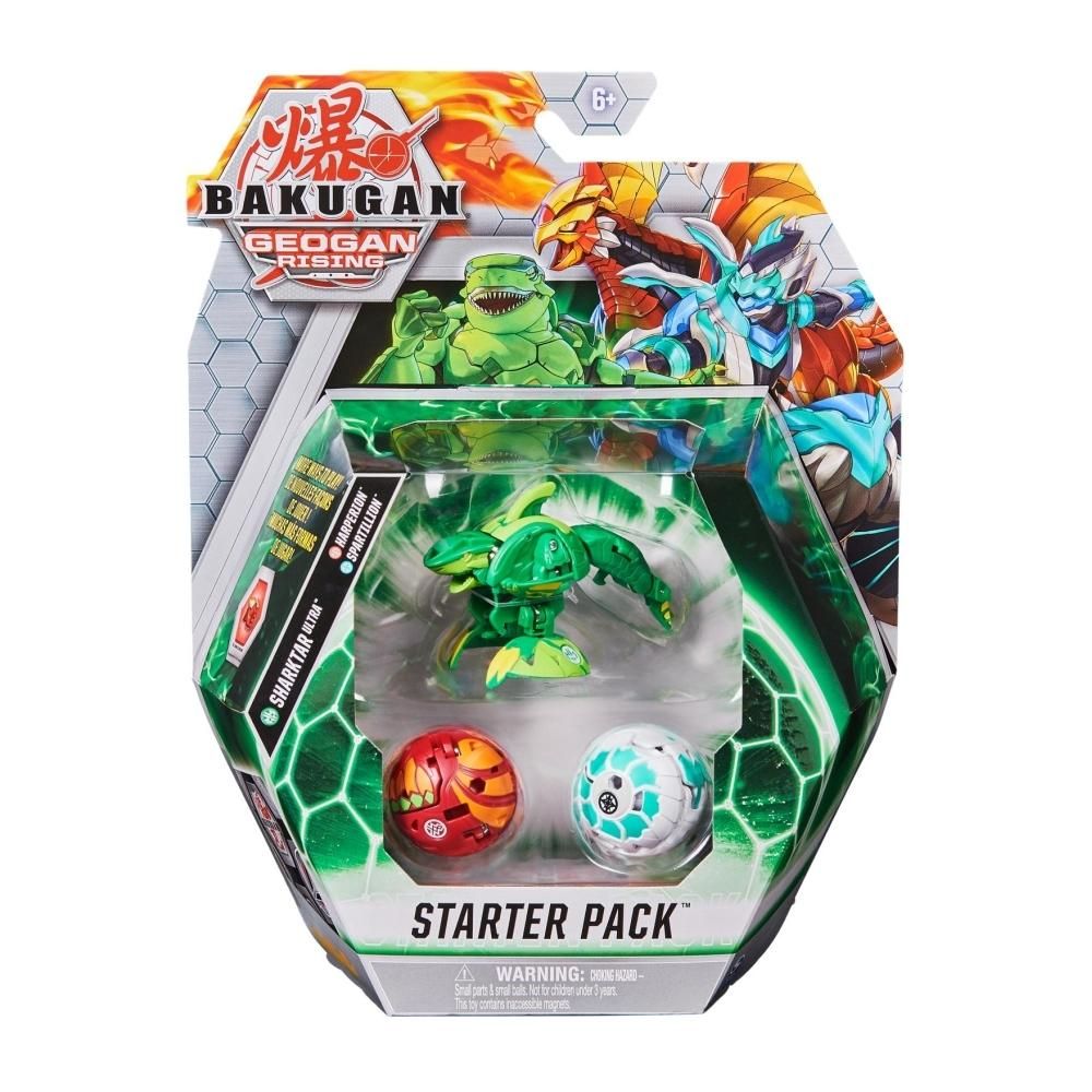Bakugan S3 - Geogan Rising Kezdőcsomag 3 db-os - Sharktar