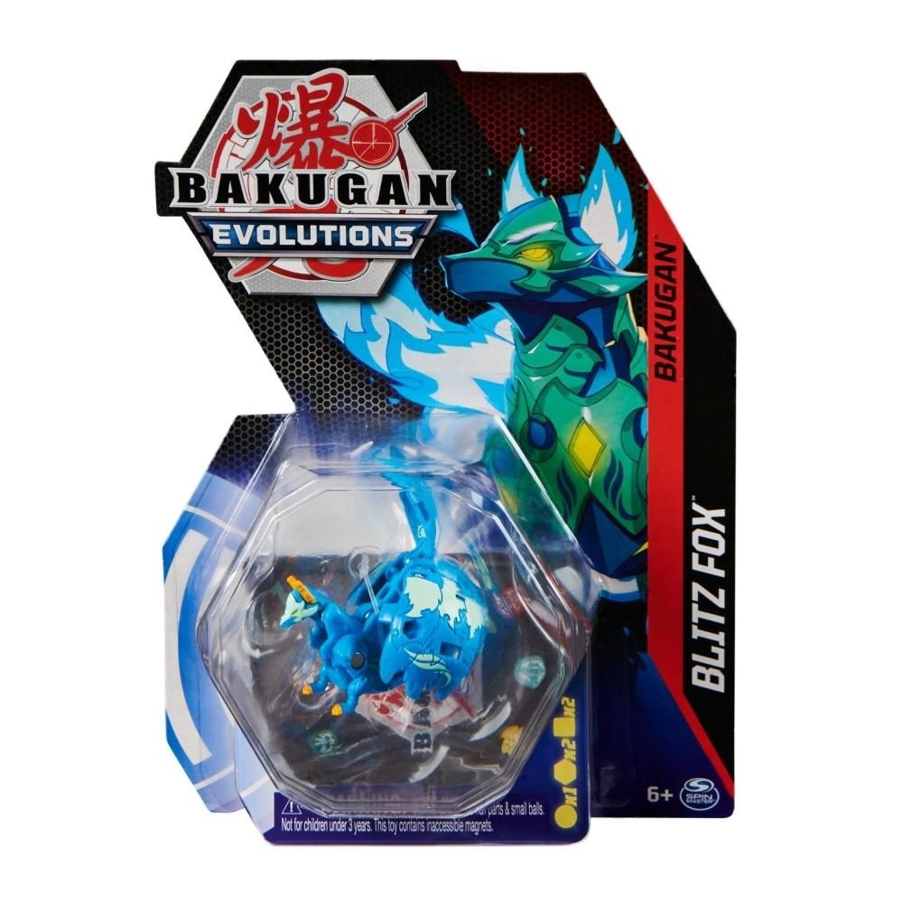 Bakugan S4 - Evolutions alapcsomag 1 db-os - Blitz Fox Blue