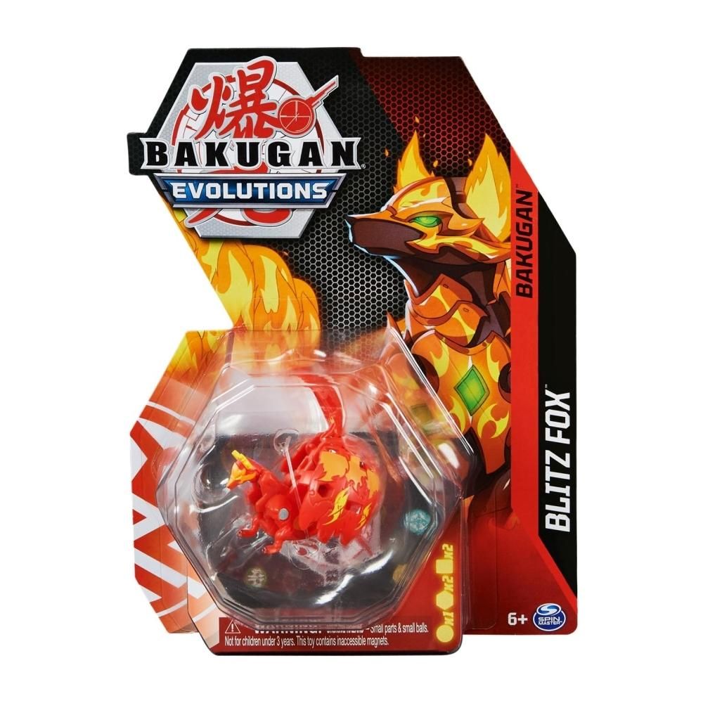 Bakugan S4 - Evolutions alapcsomag 1 db-os - Blitz Fox Red