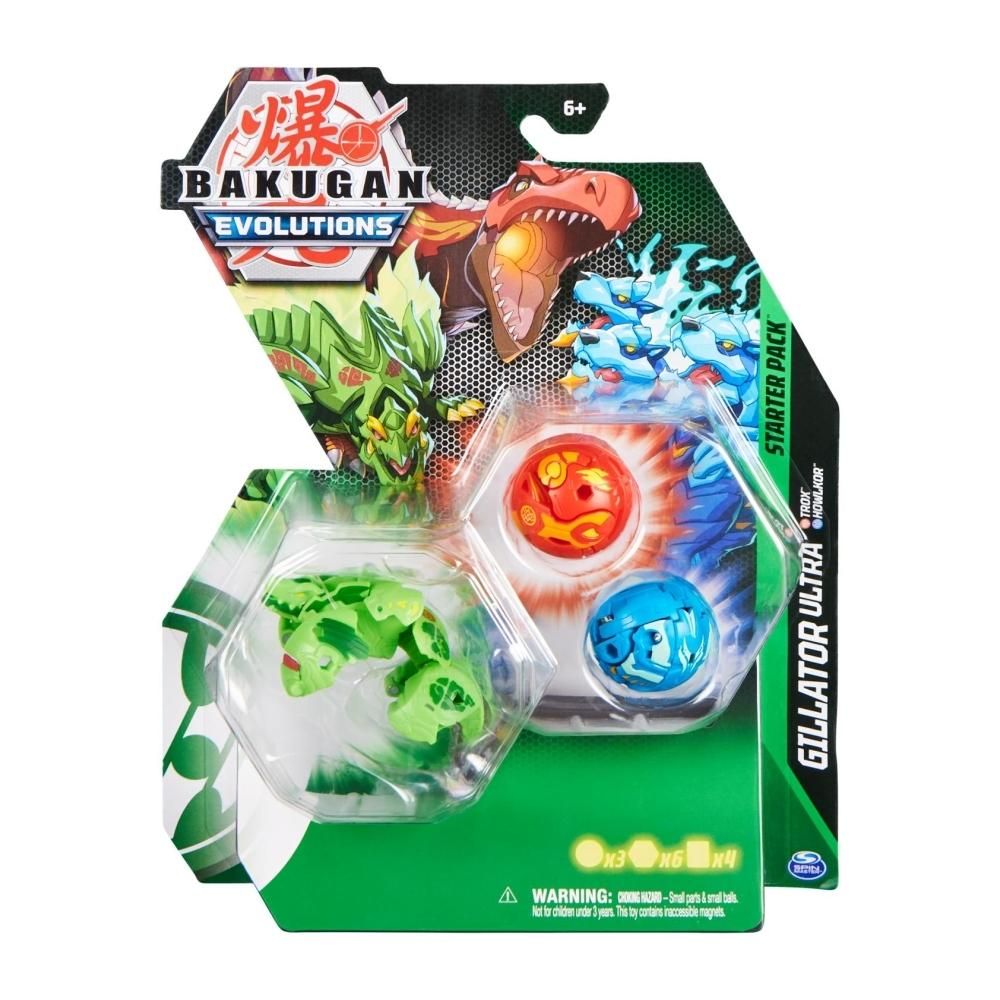Bakugan S4 - Evolutions Kezdőcsomag 3 db-os - Gillator Green