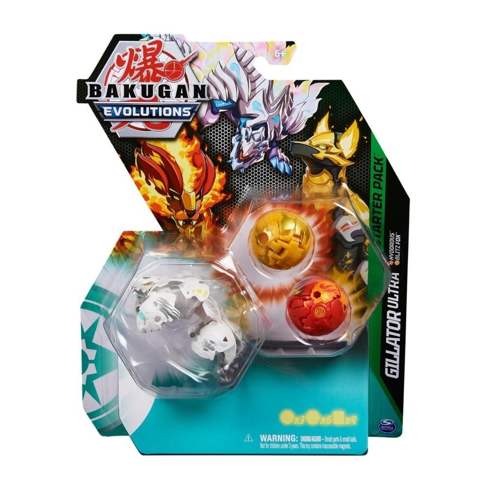 Bakugan S4 - Evolutions Kezdőcsomag 3 db-os - Gillator