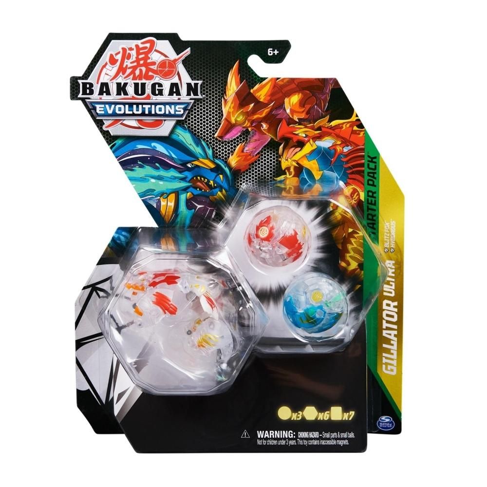 Bakugan S4 - Evolutions Kezdőcsomag 3 db-os - Gillator