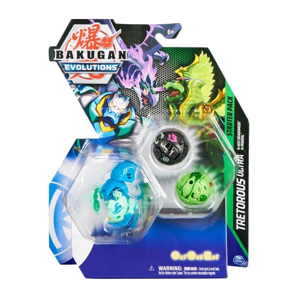 Bakugan S4 - Evolutions Kezdőcsomag 3 db-os - Tretorous