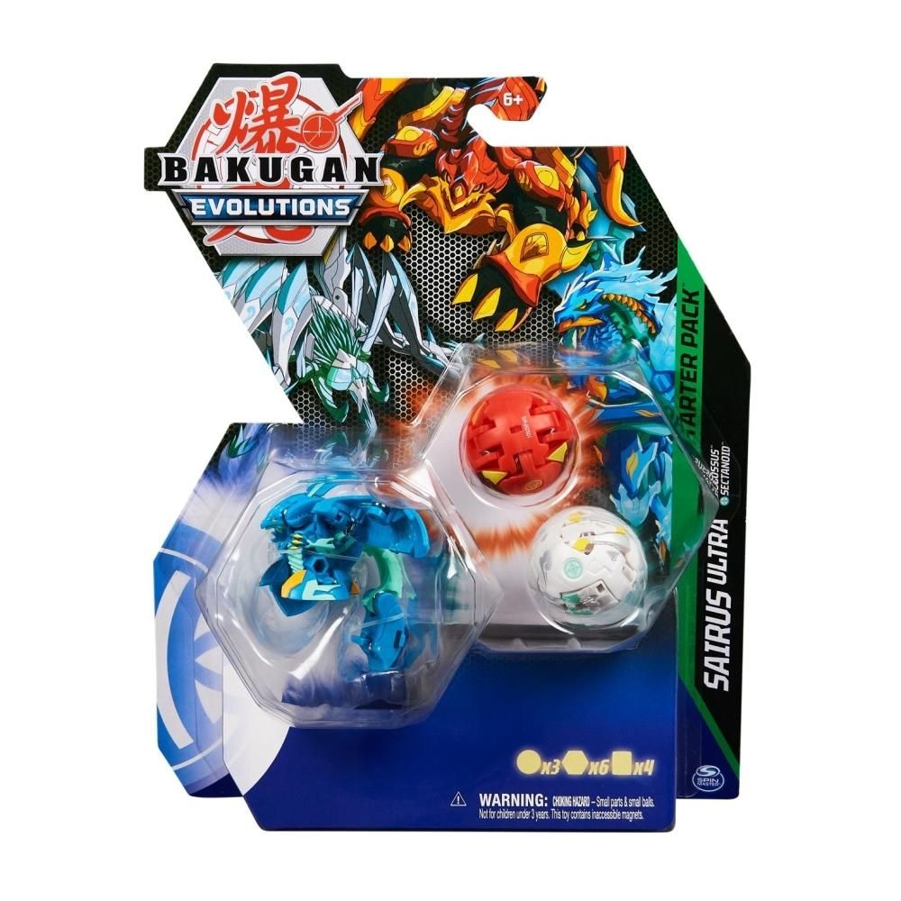 Bakugan S4 - Evolutions Kezdőcsomag 3 db-os (többféle)
