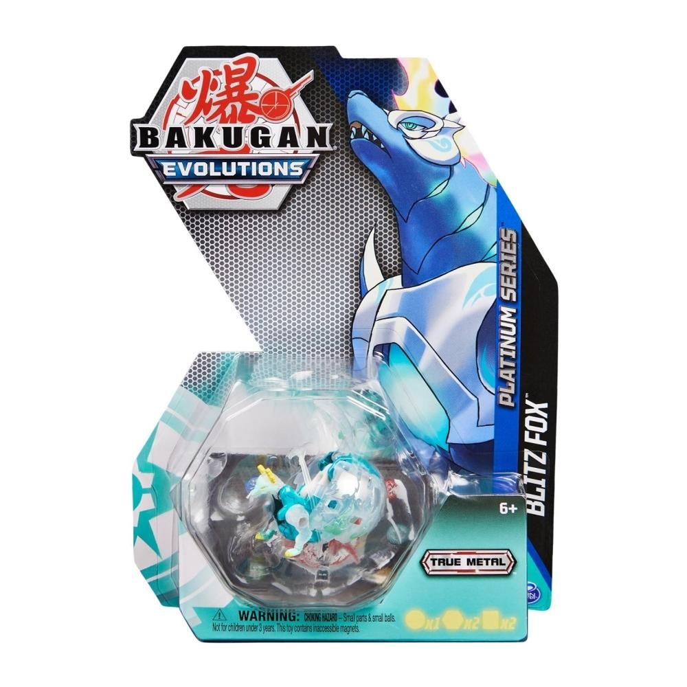 Bakugan S4 - Evolutions Platinum 1 db-os - Blitz Fox White