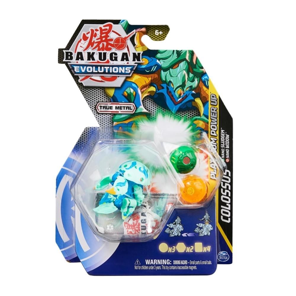 Bakugan S4 - Evolutions Platinum Power Up csomag 3 db-os - Colossus