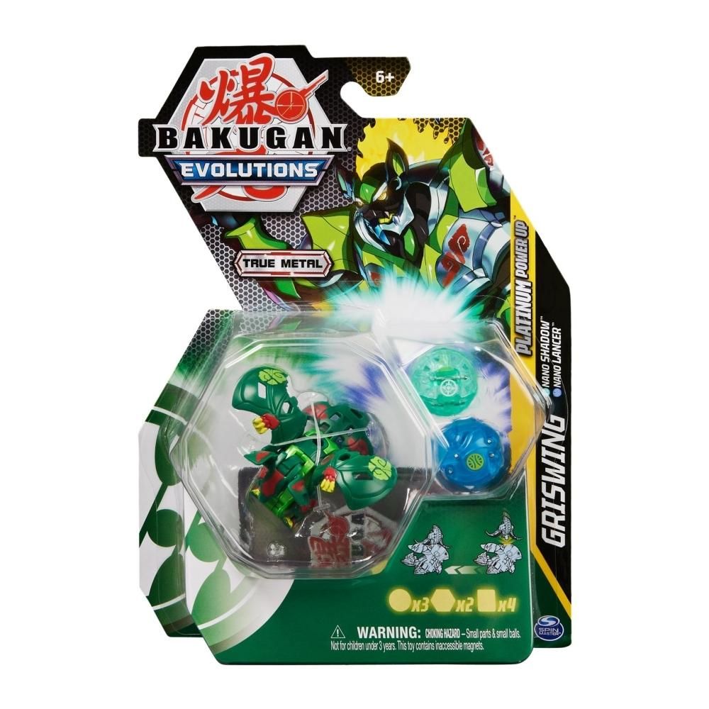 Bakugan S4 - Evolutions Platinum Power Up csomag 3 db-os - Griswing