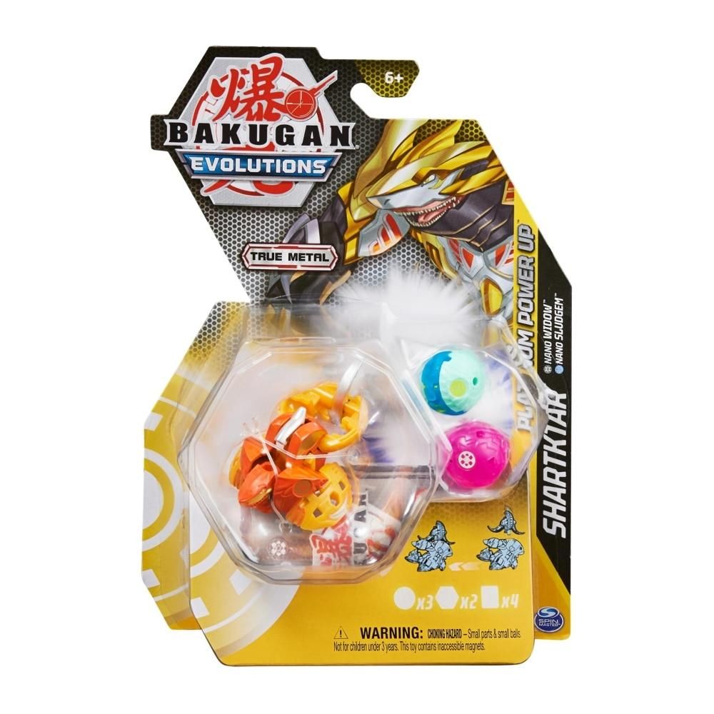 Bakugan S4 - Evolutions Platinum Power Up csomag 3 db-os - Sharktar