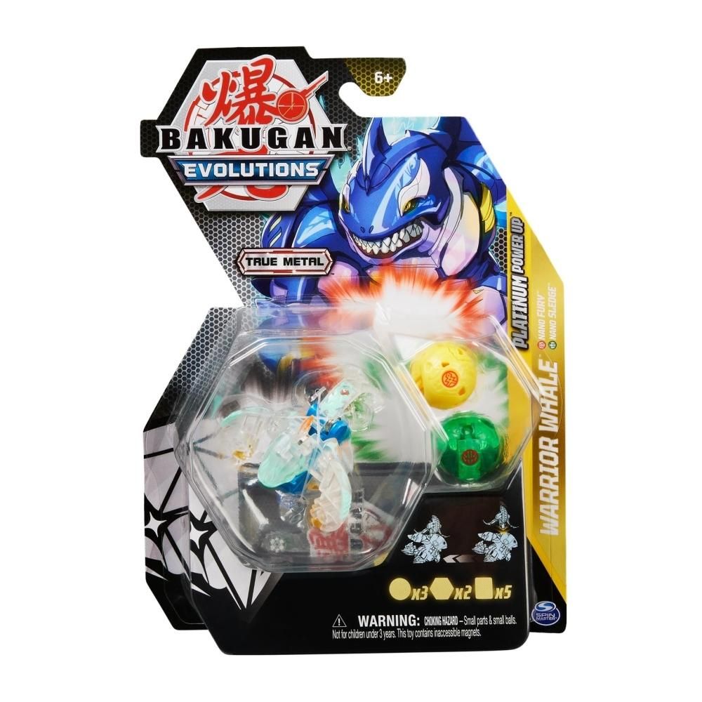 Bakugan S4 - Evolutions Platinum Power Up csomag 3 db-os - Warrior Whale