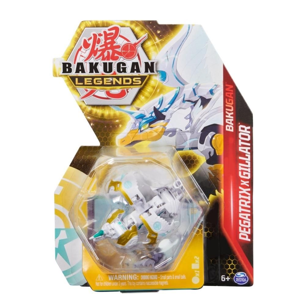 Bakugan S5 Legends alapcsomag 1 db-os - Pegatrix & Gillator White
