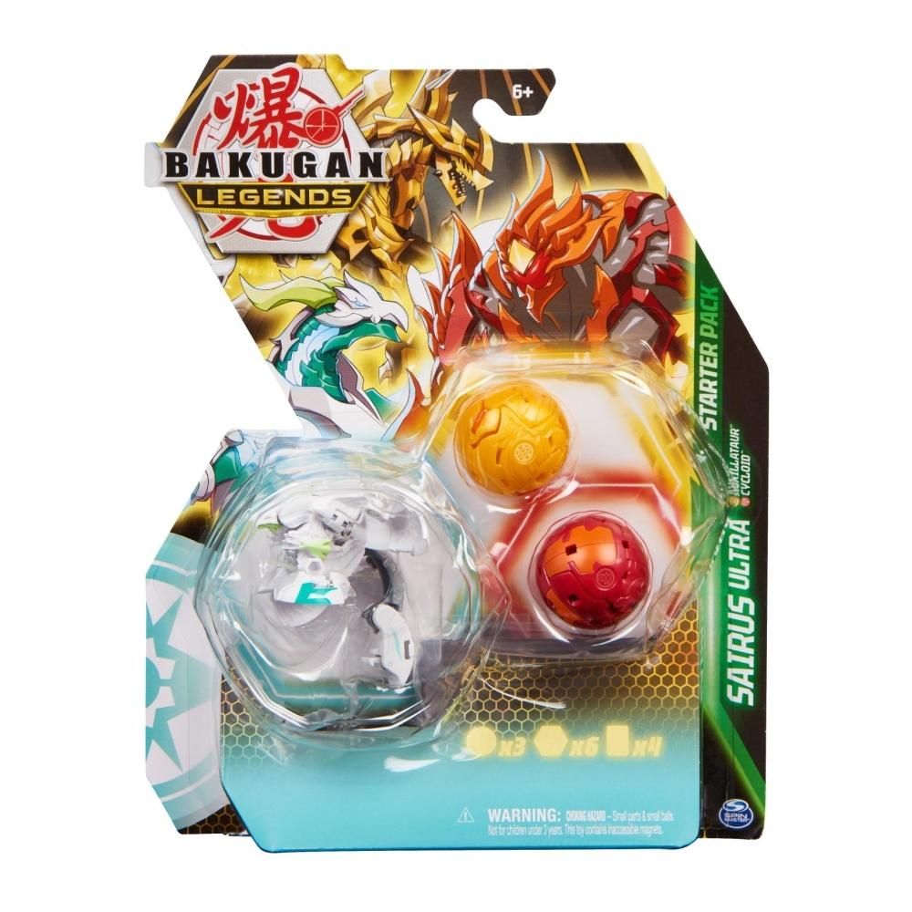 Bakugan S5 Legends Kezdőcsomag 3 db-os - Sairus Ultra