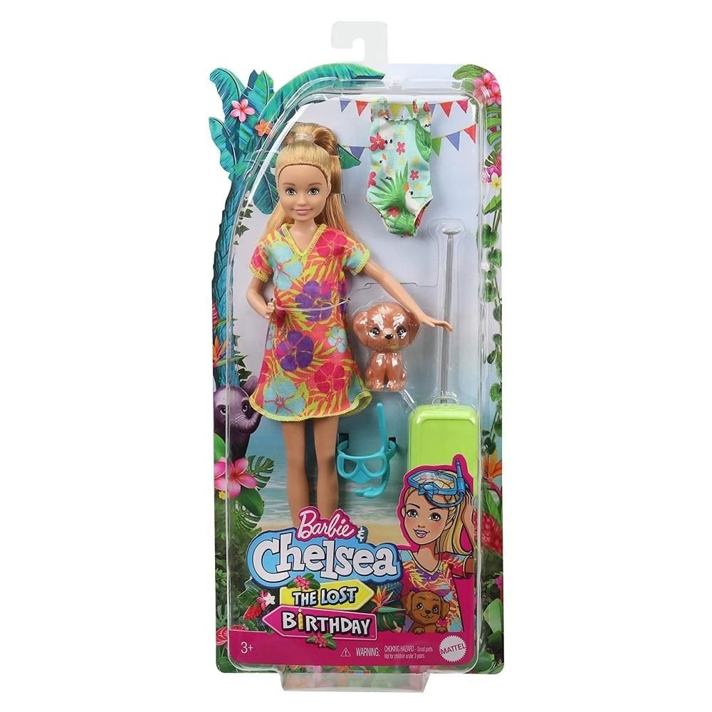 Barbie Az elveszett szülinap testvér baba kutyakölyökkel - Stacie