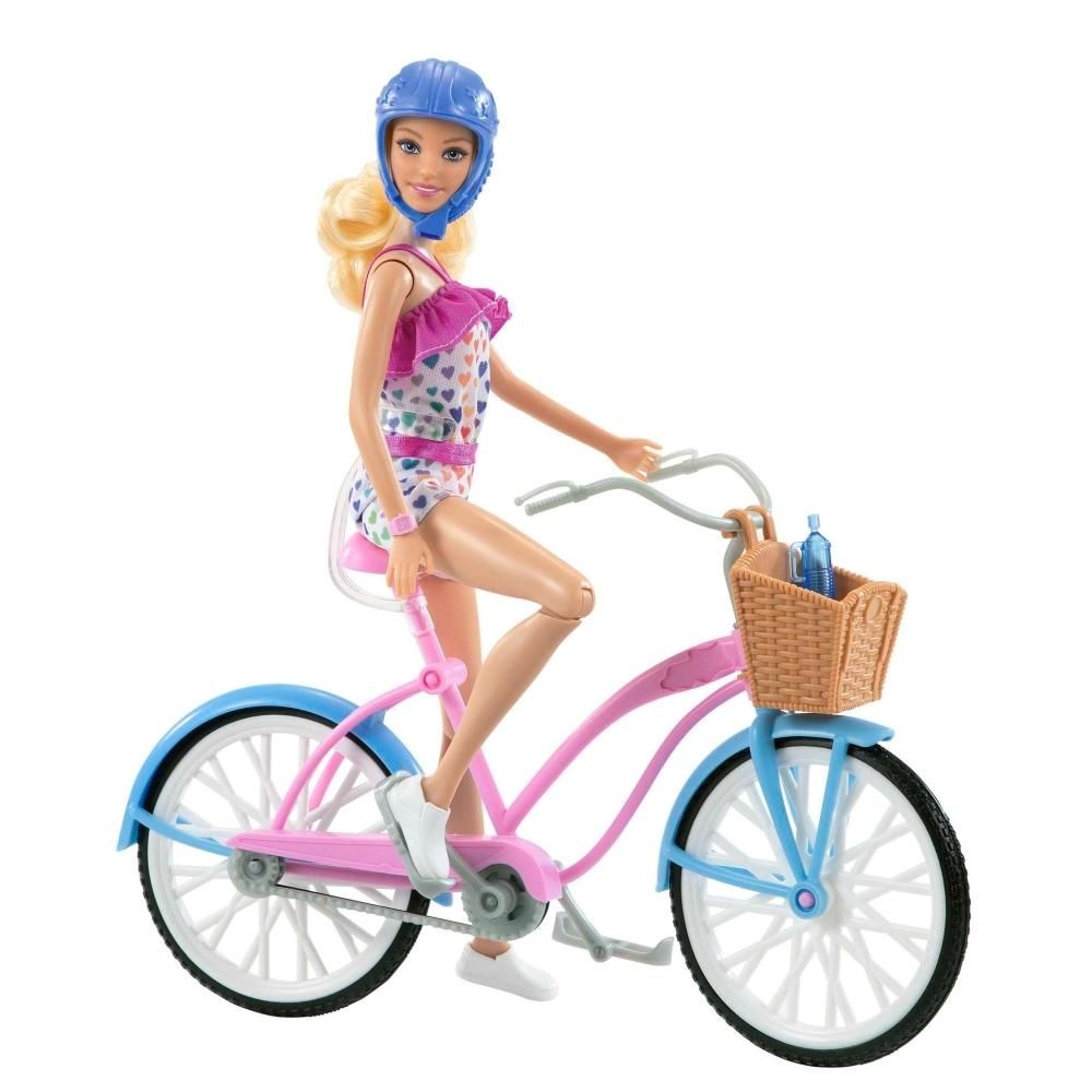 Barbie Bicikli babával játékszett