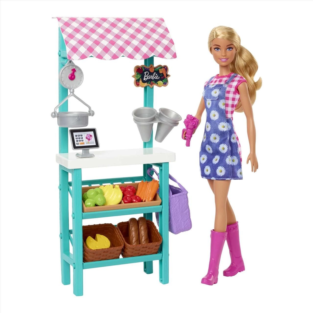 Barbie Bio piac játékszett (HCN22)