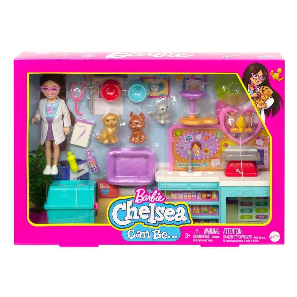 Barbie Chelsea állatorvos játékszett (HGT12)