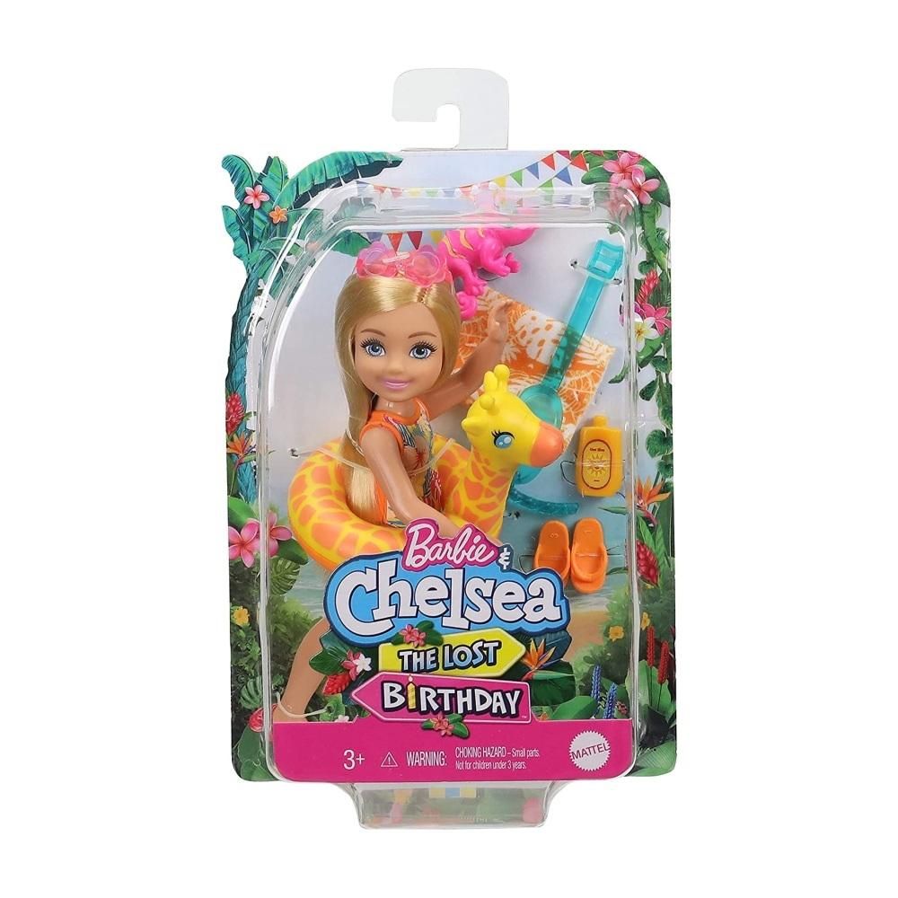 Barbie Chelsea Az elveszett szülinap - Chelsea zsiráfos úszógumival